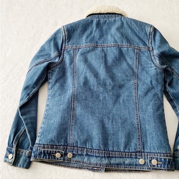 Old Navy Sherpa Jean Jacket - Picture 7 of 8